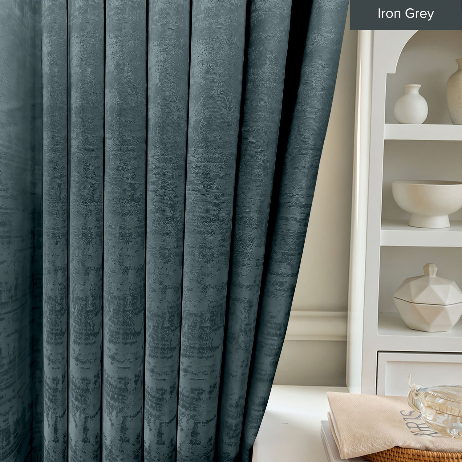 Jorica 85-95% Blackout Curtain Ready Made Extra Width
