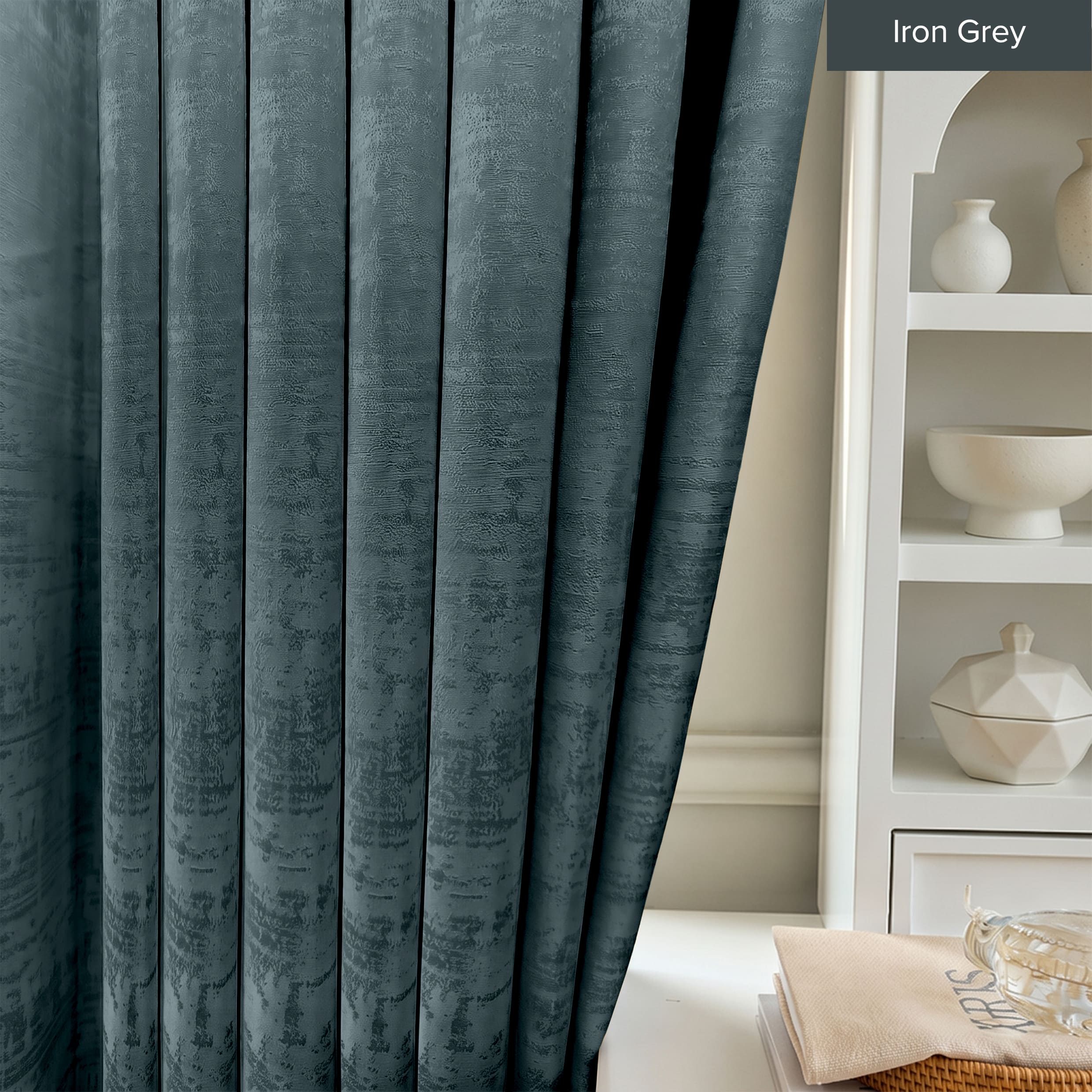 Jorica 85-95% Blackout Curtain Ready Made Extra Width