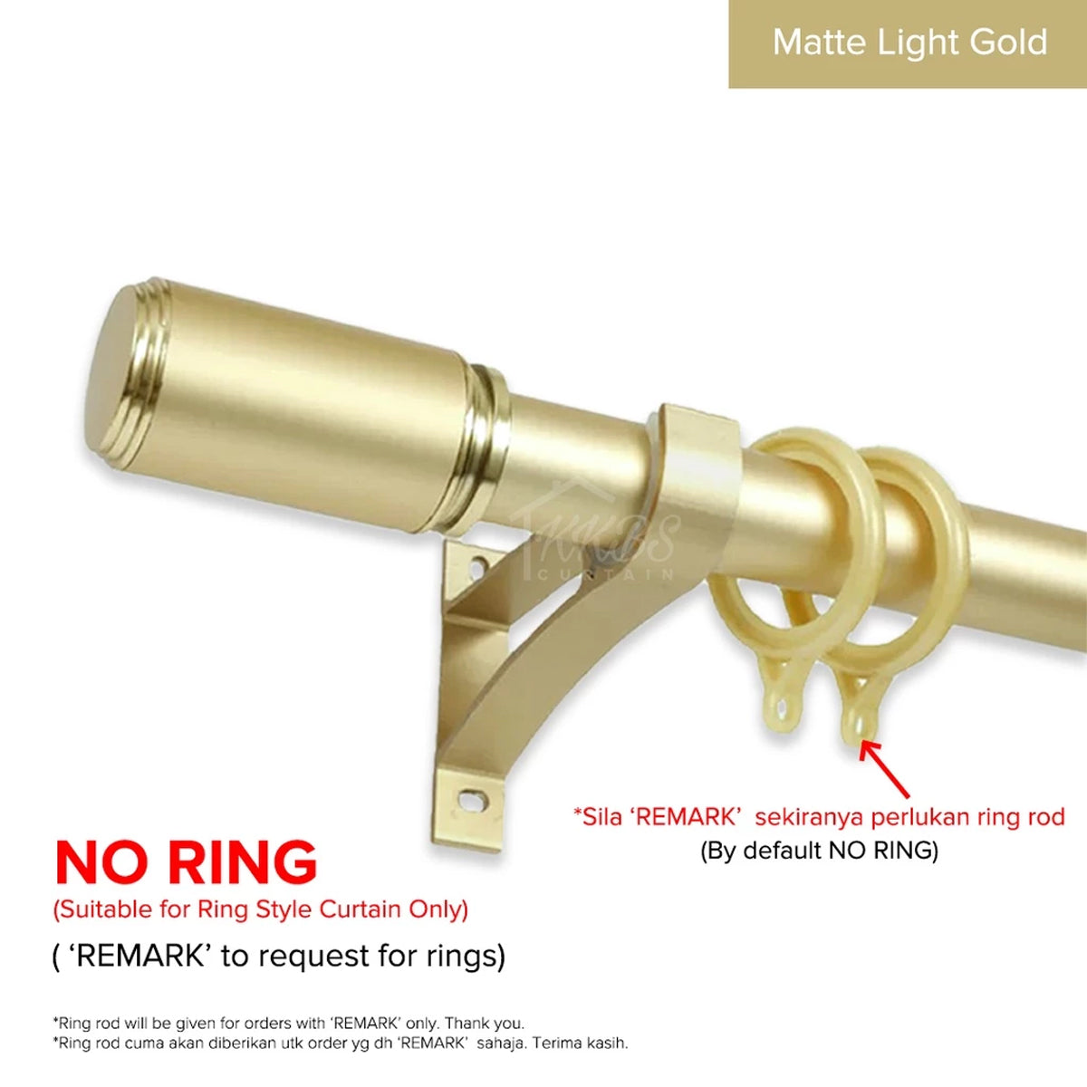 Morandy Batang Langsir Set Lengkap Single