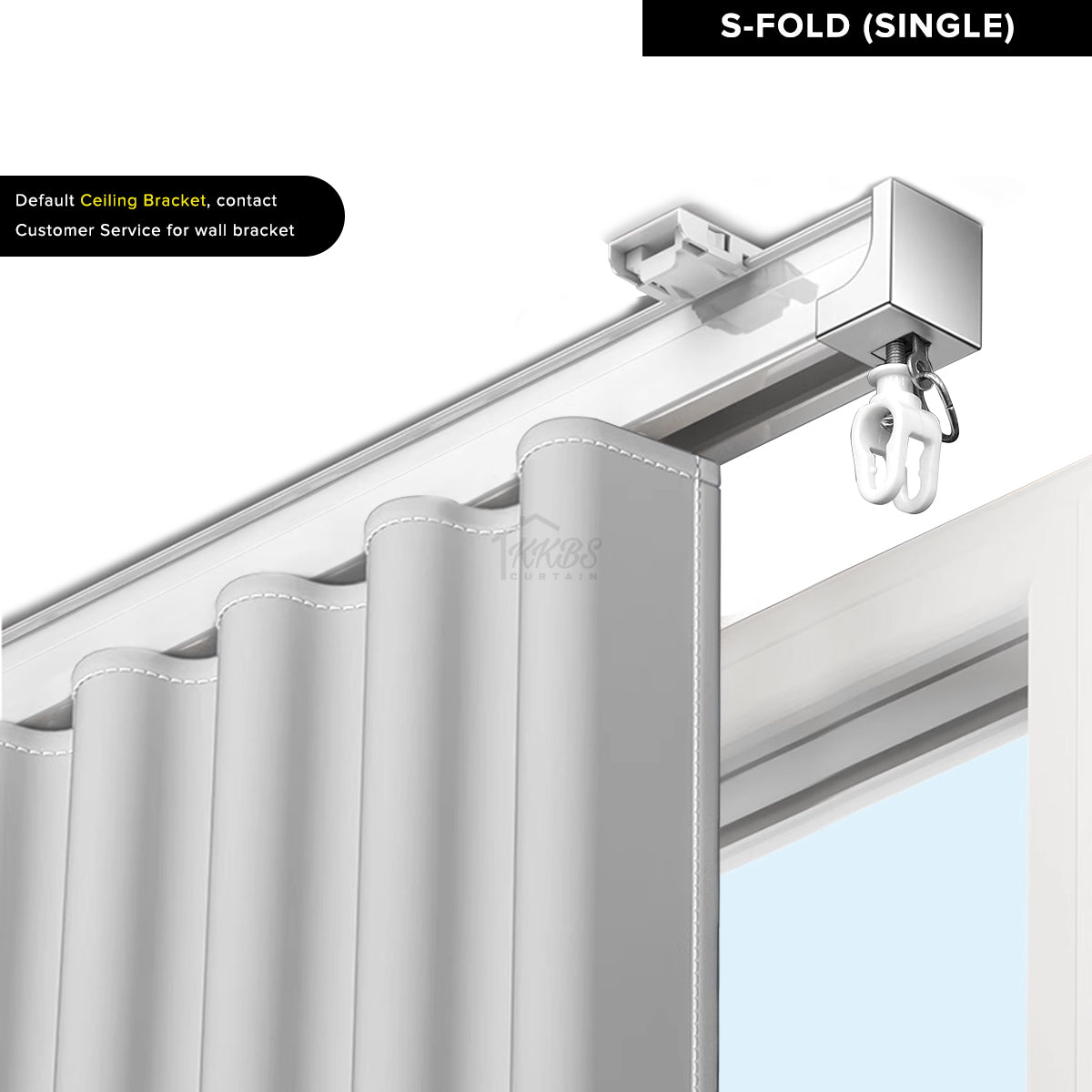 Audery Bendable Curve Curtain Track