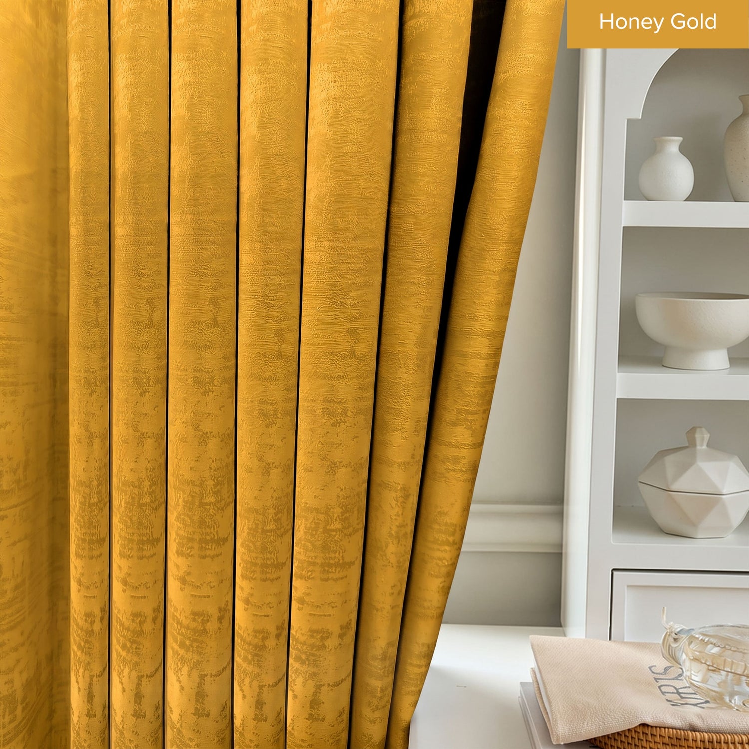 Jorica 85-95% Blackout Curtain Ready Made Extra Width