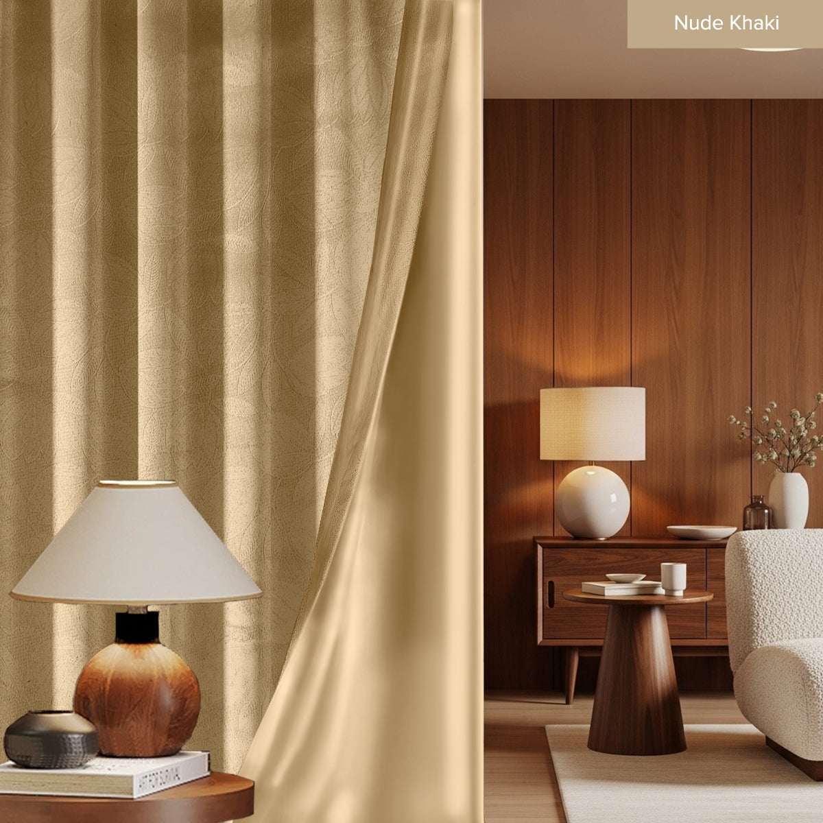 Miranda 90-98% Blackout Curtain Ready Made - Standard Width