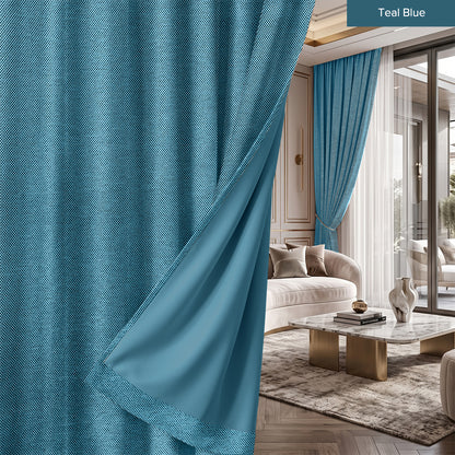 Mirelli 95%-99% + Blackout Ready Made Curtain Hook &amp; Eyelet - Standard Width