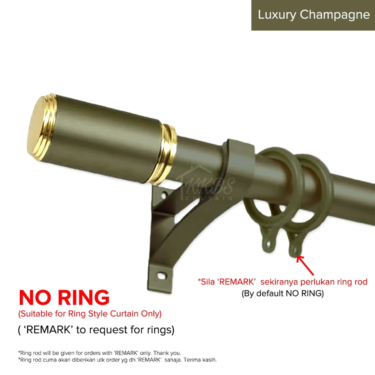 Morandy Batang Langsir Set Lengkap Single