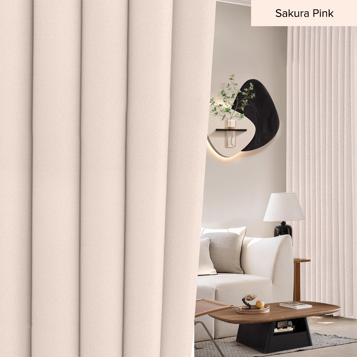 Morina 85-95% Blackout Curtain Ready Made - Standard Width