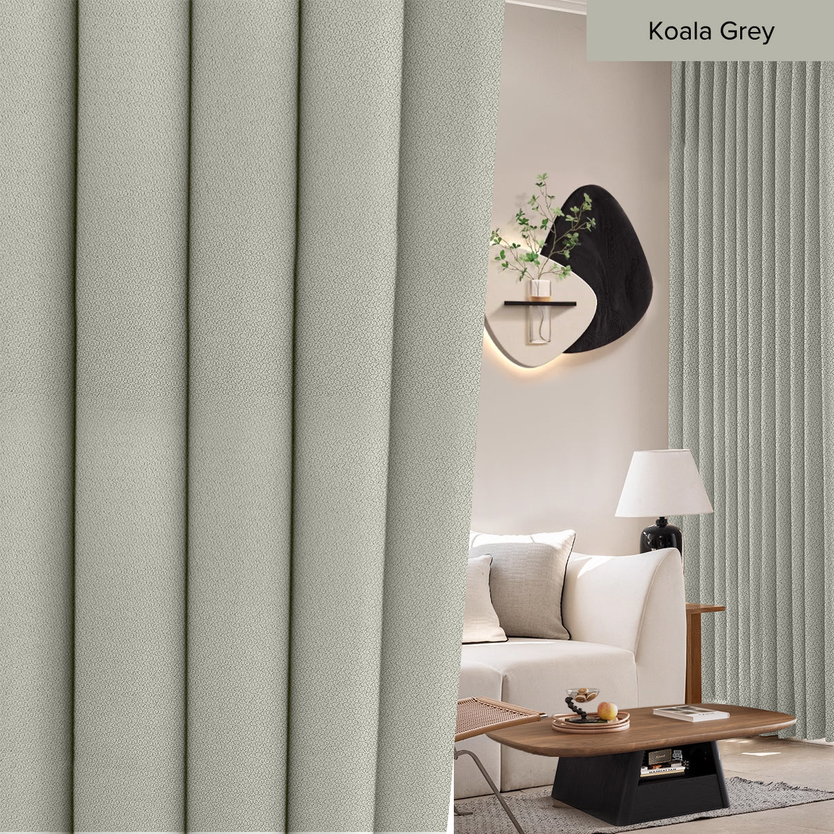 Morina 85-95% Blackout Curtain Ready Made - Standard Width