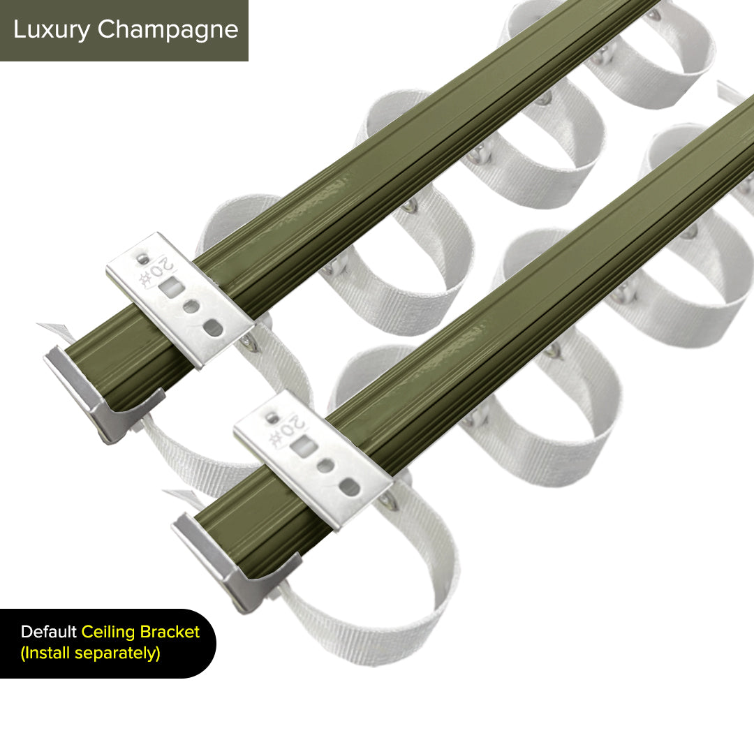 Verody Heavy Duty S Fold / French Pleat Track Double Complete Set