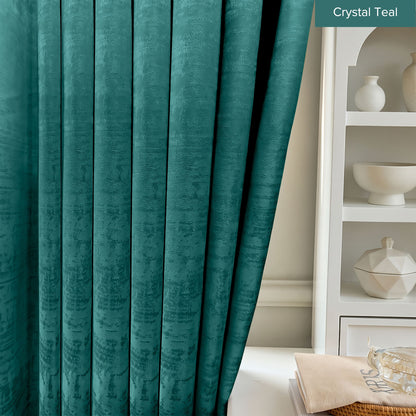 Jorica 85-95% Blackout Curtain Ready Made Extra Width