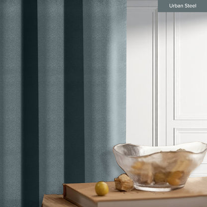 Melina 90-98% Blackout Curtain Ready Made - Standard Width