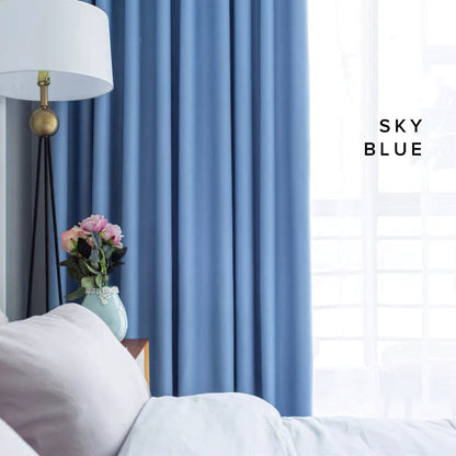 [BUY 1 FREE 1] Luxeria 90% Blackout Curtain Ready Made