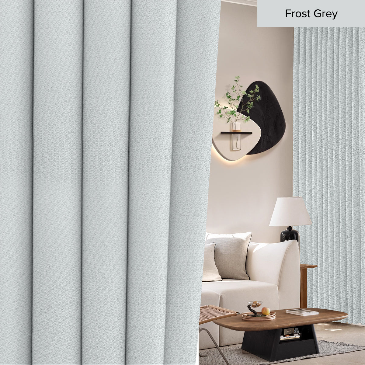 Morina 85-95% Blackout Curtain Ready Made - Standard Width