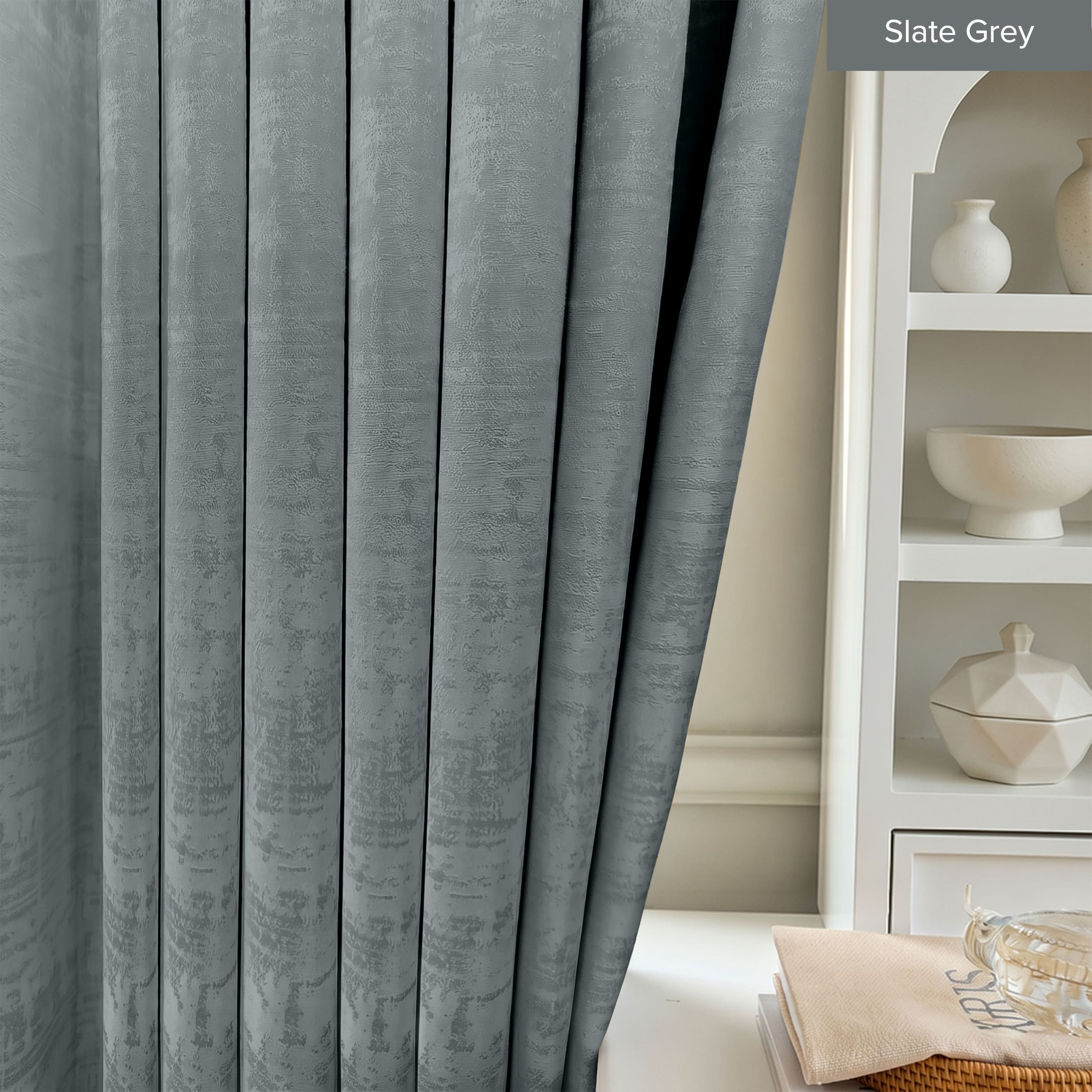 Jorica 85-95% Blackout Curtain Ready Made Extra Width