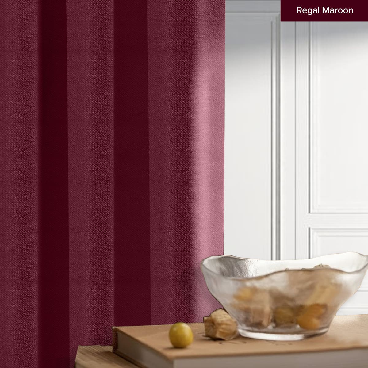 Melina 90-98% Blackout Curtain Ready Made - Extra Width