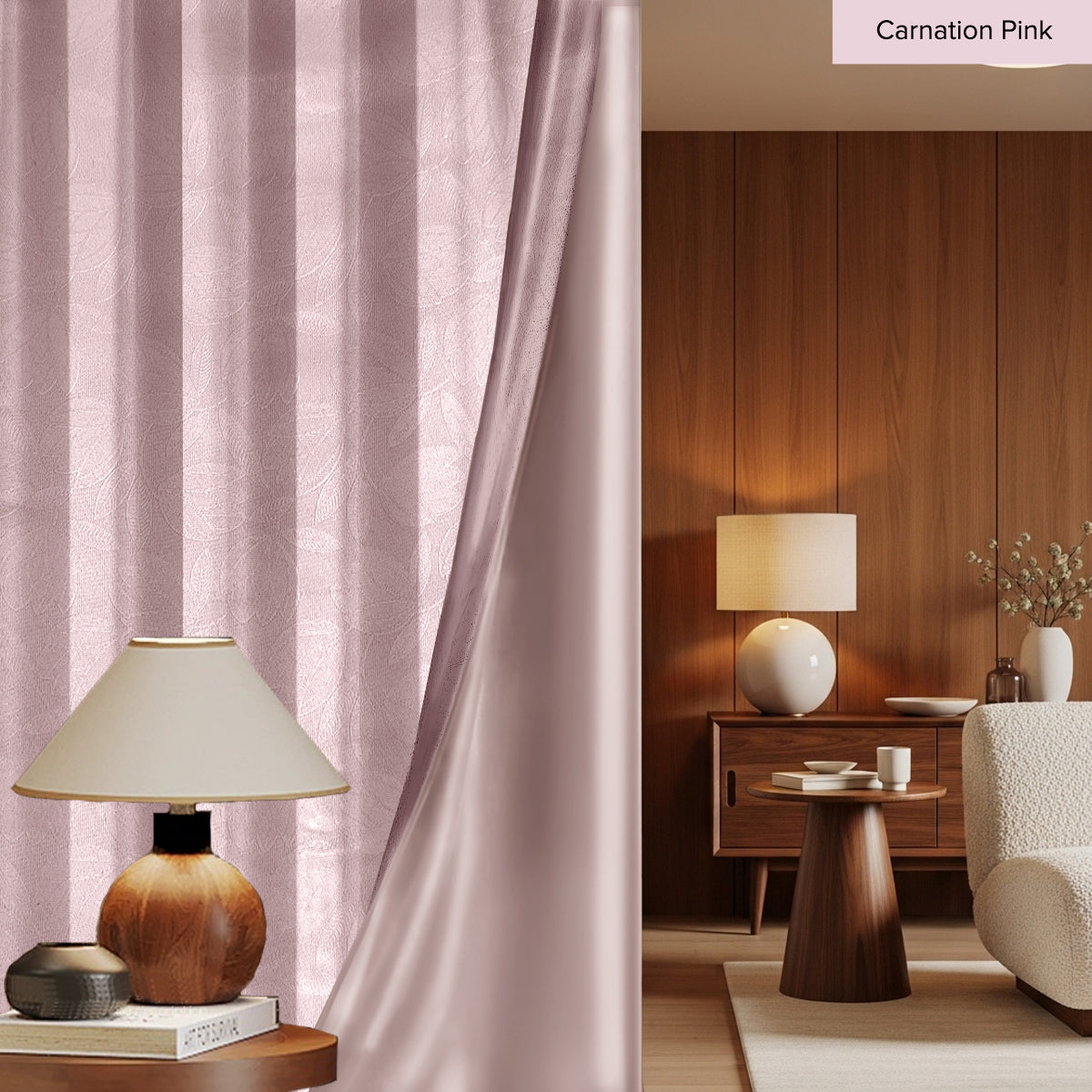 Miranda 90-98% Blackout Curtain Ready Made - Extra Width