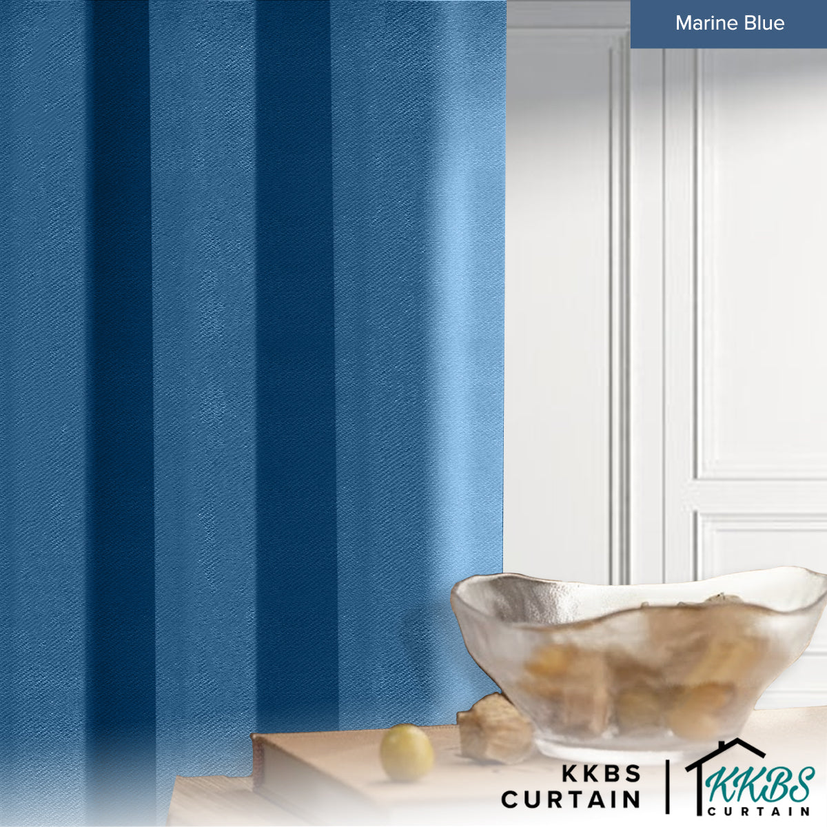 Melina 90-98% Blackout Curtain Ready Made Hook &amp; Eyelet - Std Width