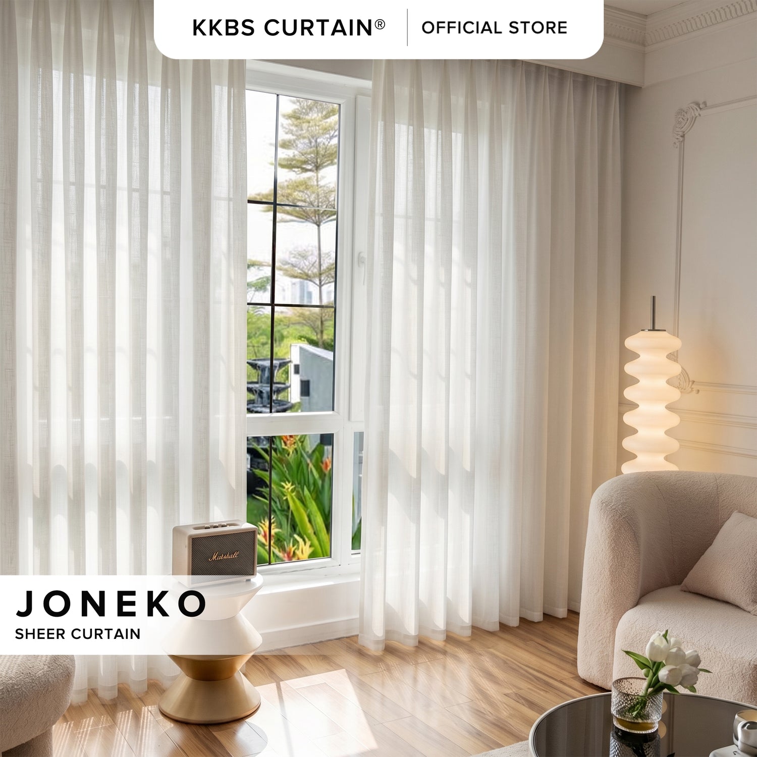 Joneko Langsir Sheer Tempahan