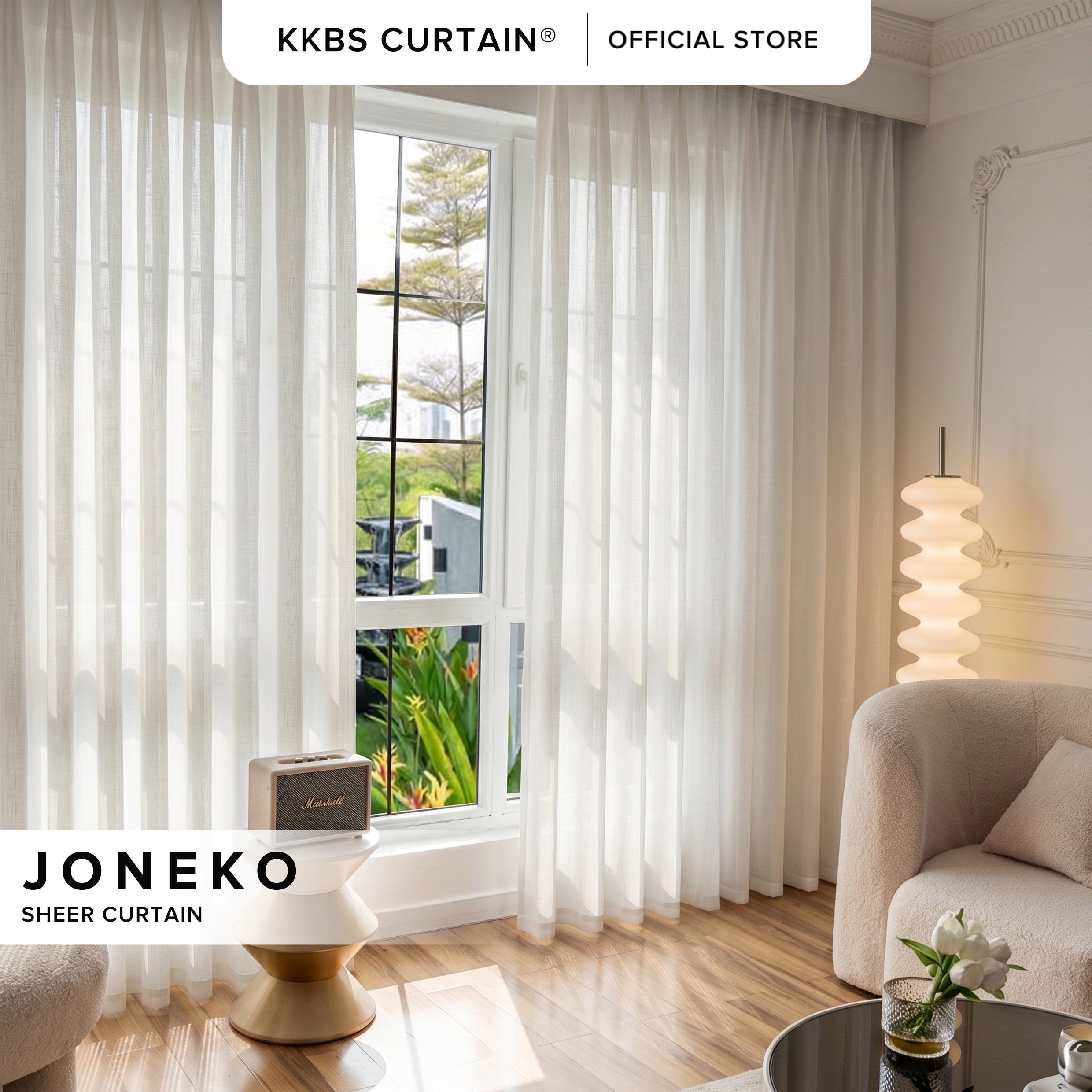 Joneko Langsir Sheer Tempahan