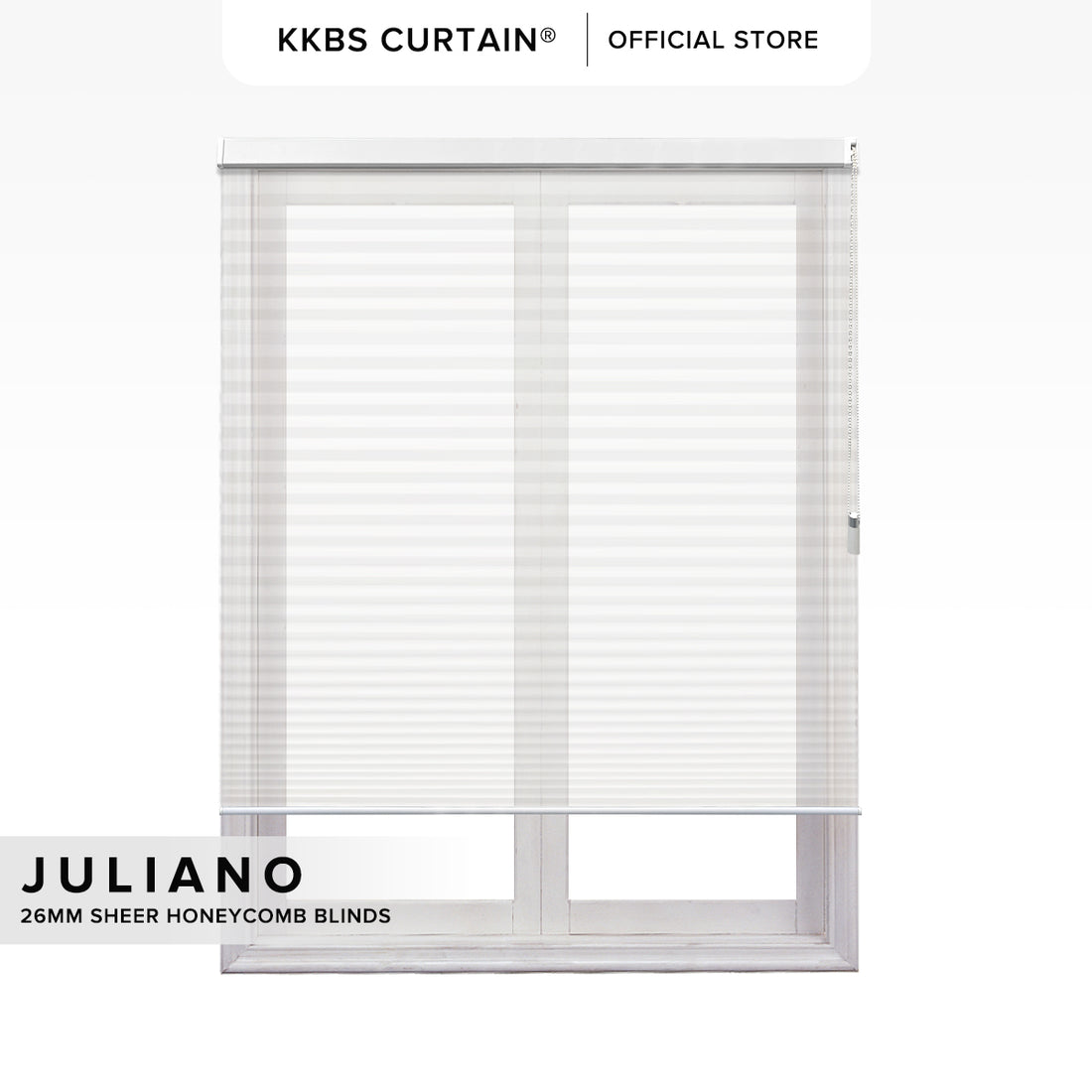 Juliano 26mm Sheer Honeycomb Blinds Custom Made