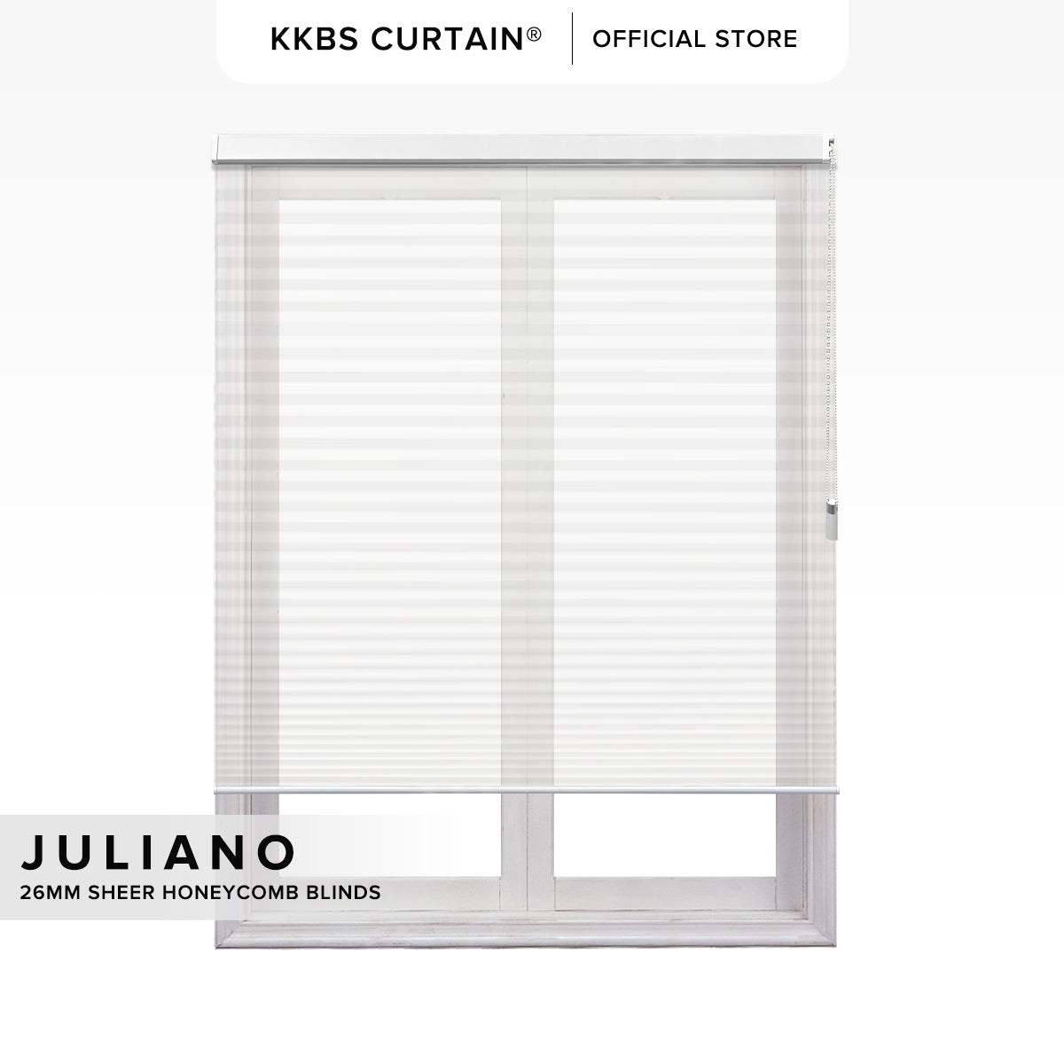 Juliano 26mm Sheer Honeycomb Blinds Custom Made