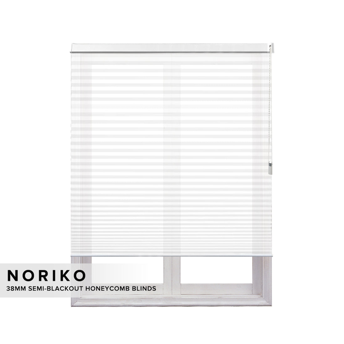 Noriko 38mm 半遮光蜂窝帘 定制款