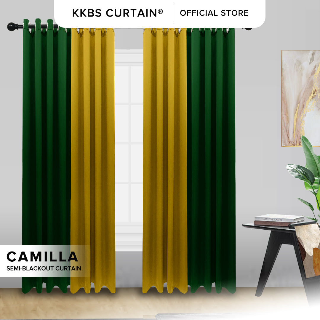 Camilla Semi Blackout Curtain Ready Made (Page 2)
