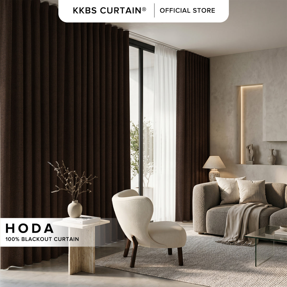 Hoda Blackout Curtain Custom Made