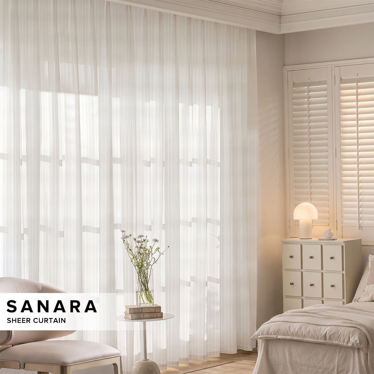 Sanara Sheer Curtain Custom Made
