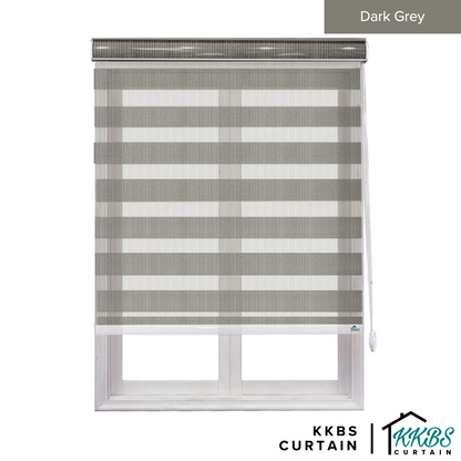 Maximo Semi Blackout Zebra Blinds Custom Made