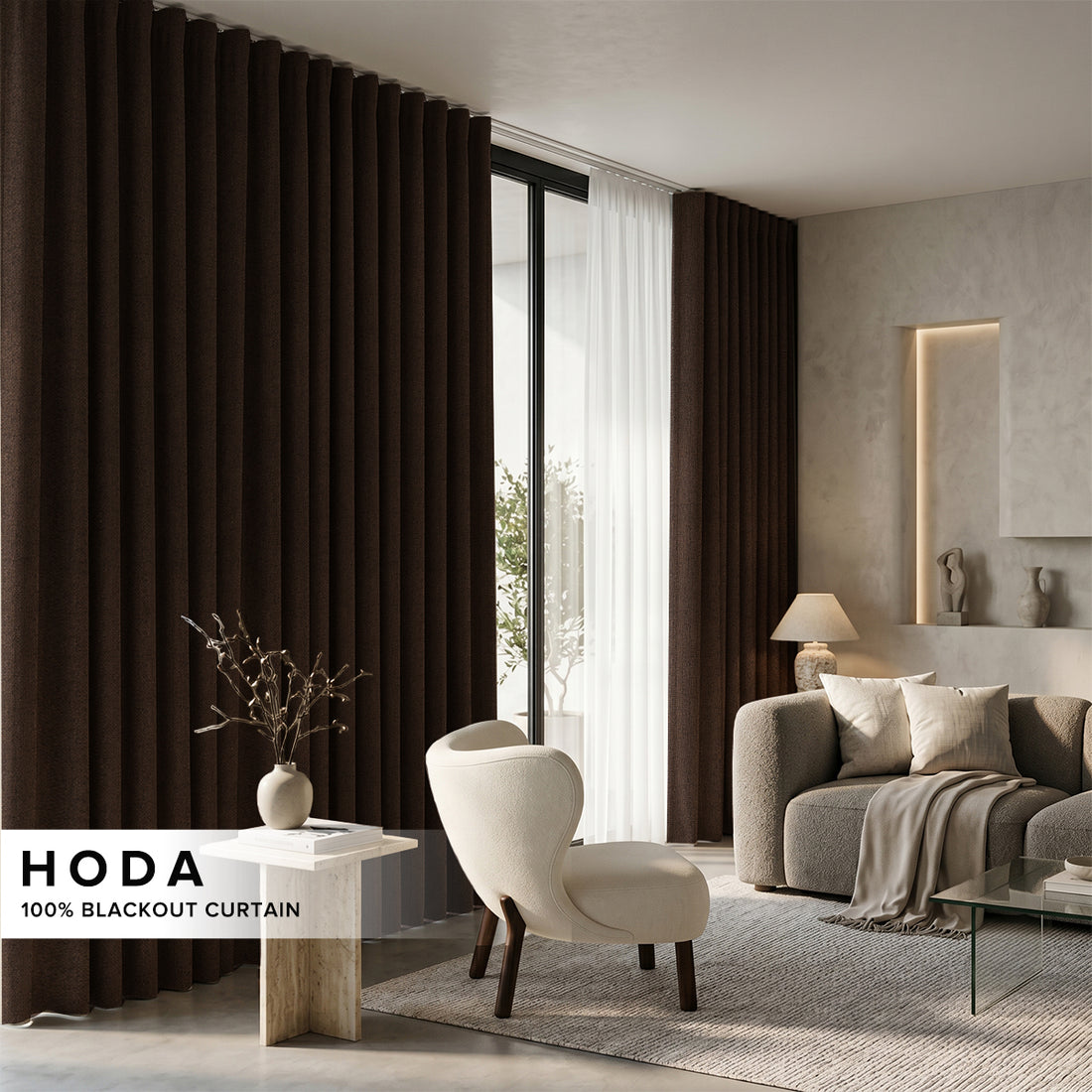 Hoda Blackout Curtain Custom Made