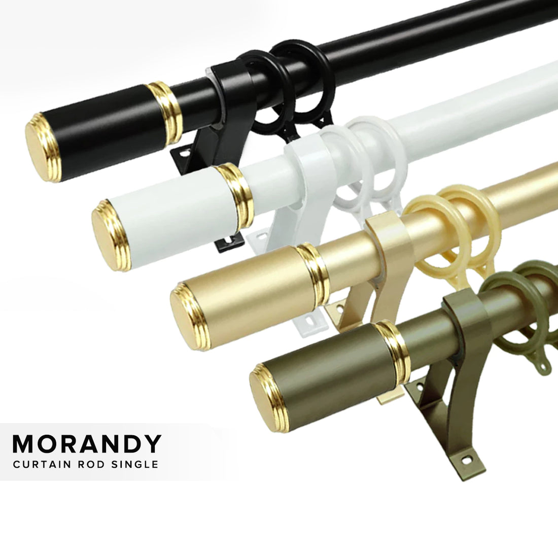 Morandy Batang Langsir Set Lengkap Single