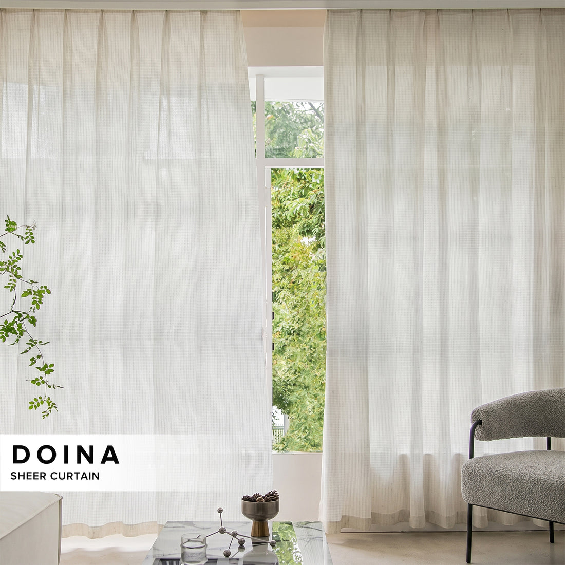 Doina Sheer Curtain Custom Made