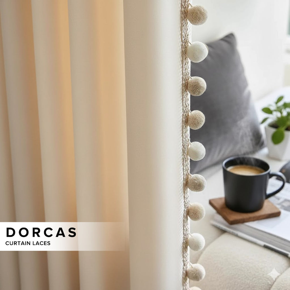 Dorcas Curtain Laces Cut by Metre