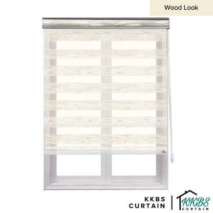 Maximo Semi Blackout Zebra Blinds Custom Made