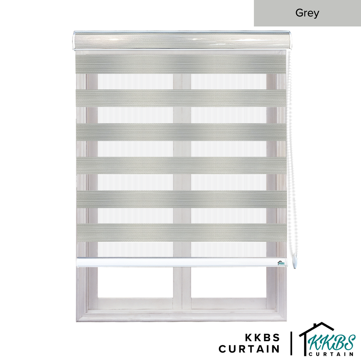 Isidro 100% Blackout Zebra Blinds Dibuat Tersuai