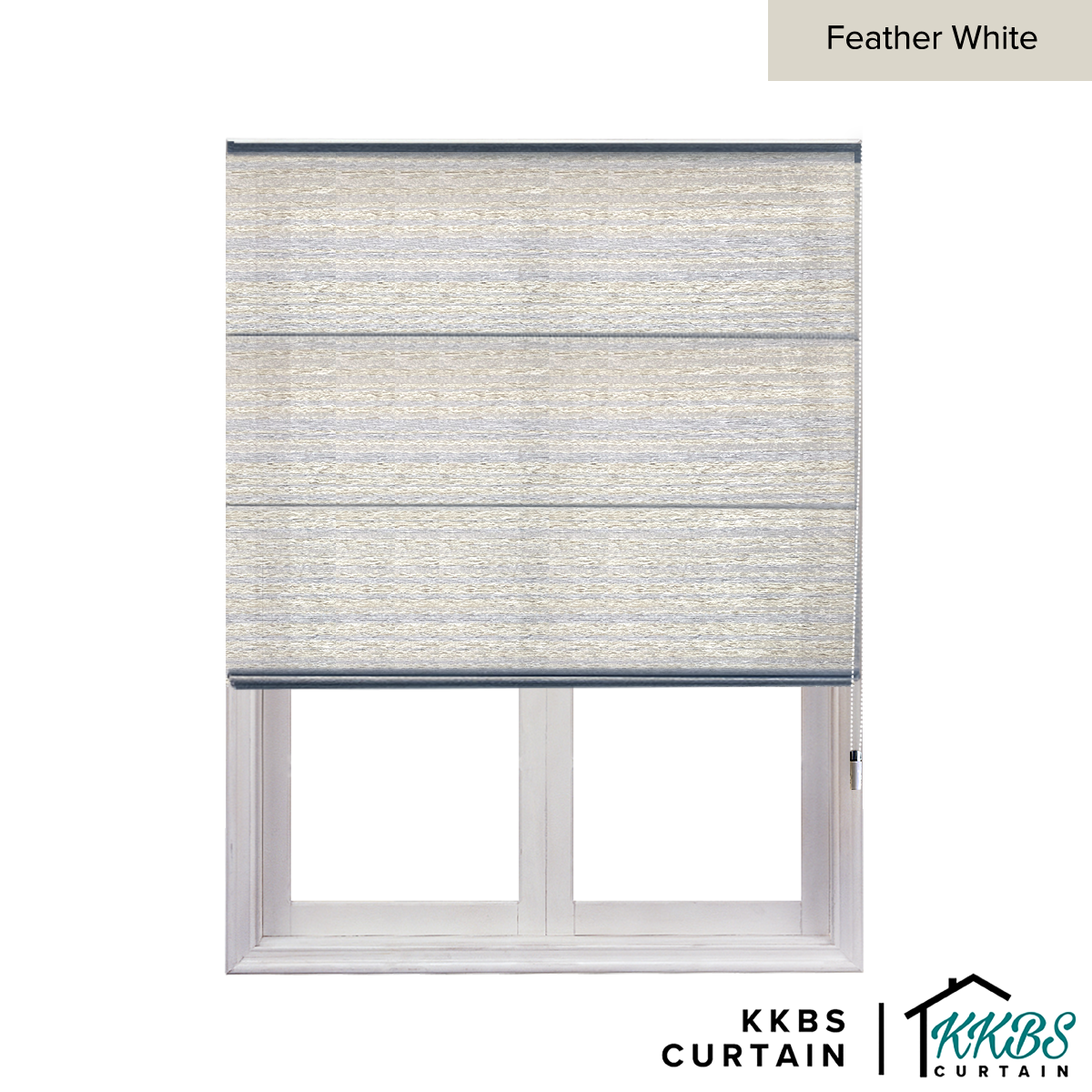 Tirai Rom Separa Blackout Luciano Halaman Dibuat Tersuai 2 