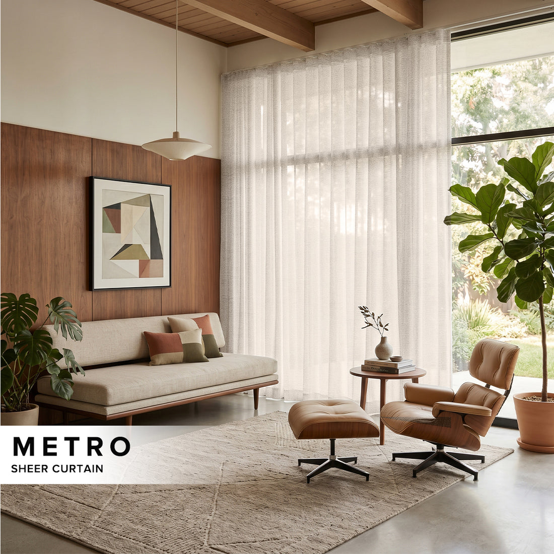 Metro Sheer Curtain Custom Made