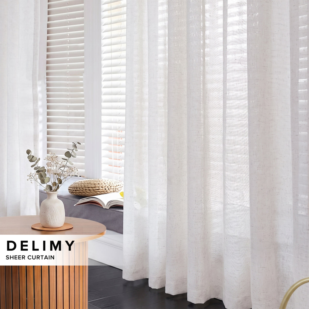 Delimy Sheer Curtain Custom Made
