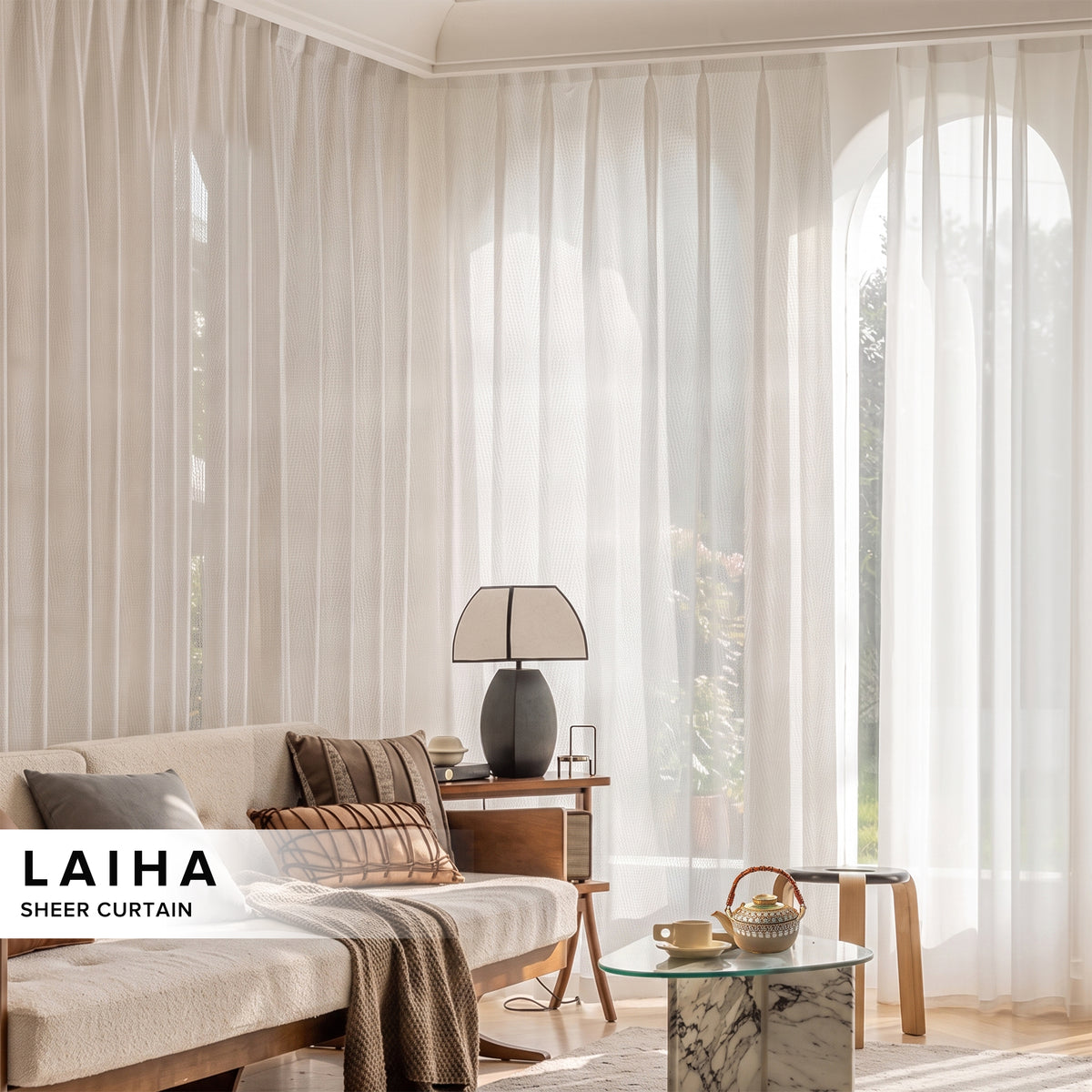 Laiha Sheer Curtain Custom Made