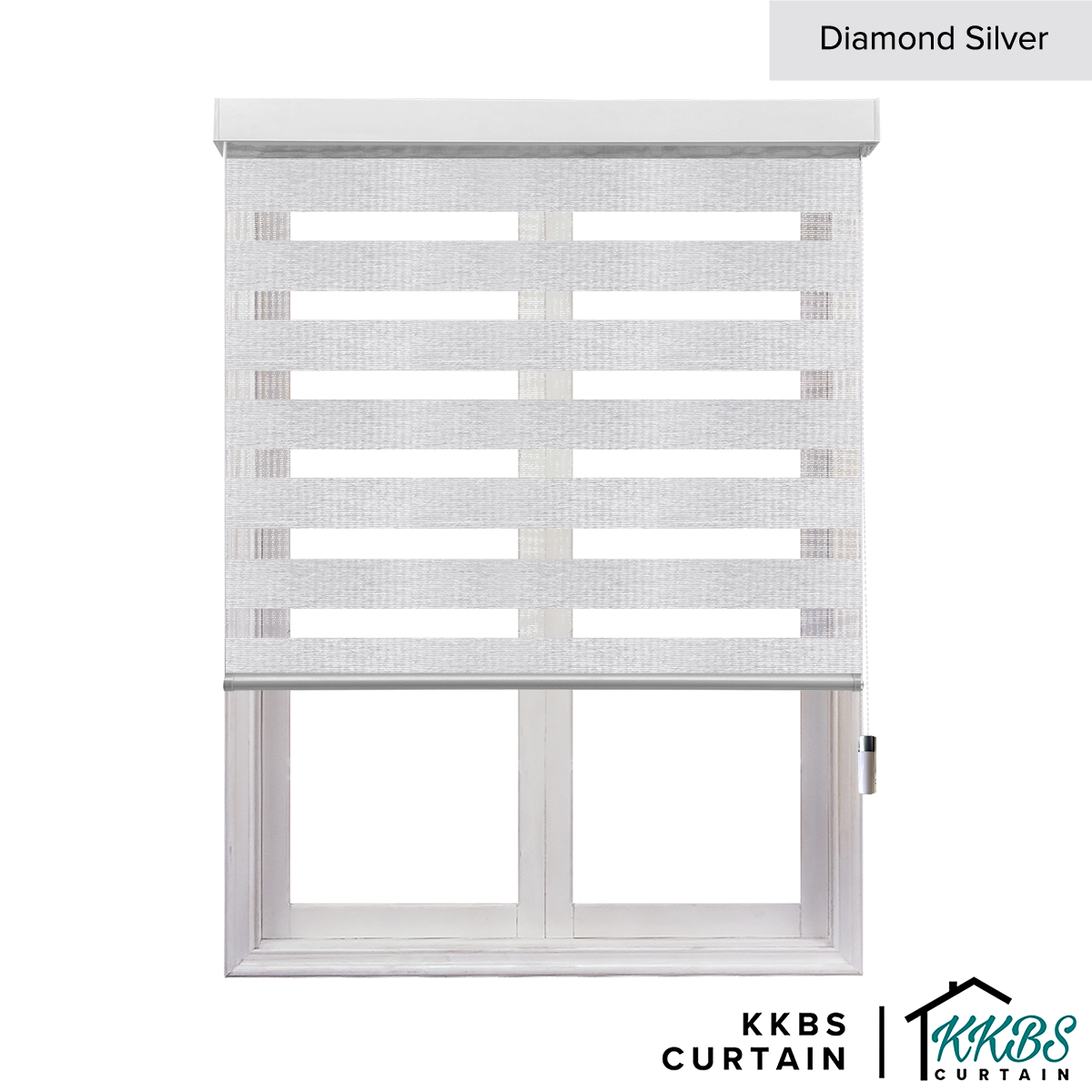 Antonio Blackout Zebra Blinds Dibuat Tersuai 