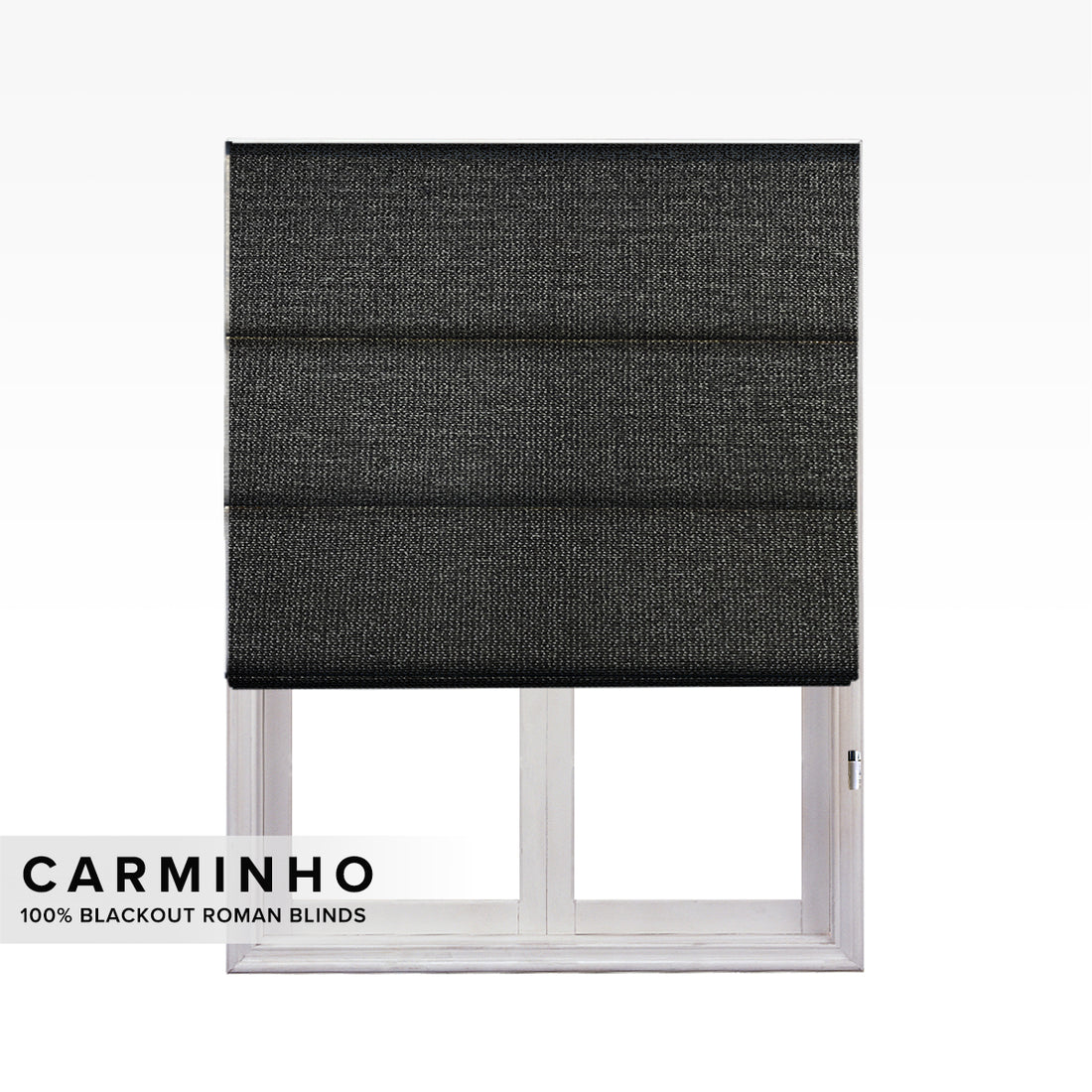Carminho 100% Blackout Roman Blinds Dibuat Tersuai 