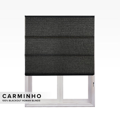 Carminho 100% Blackout Roman Blinds Custom Made