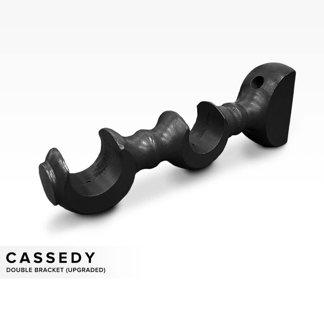 Cassedy Bracket Double Warna Hitam Ebony