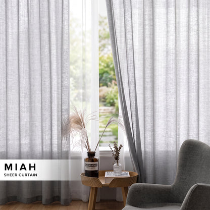 Miah Sheer Curtain Custom Made