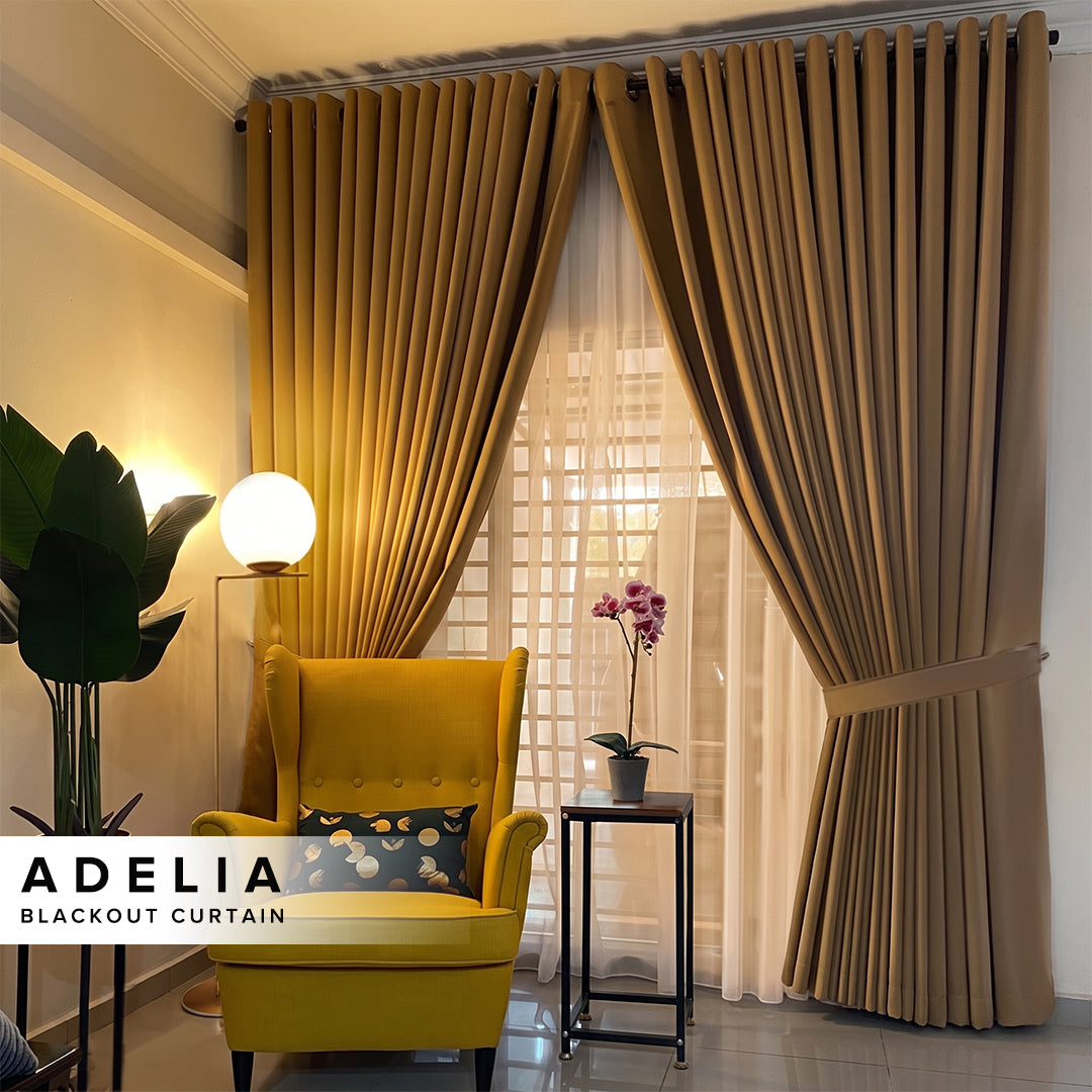 Adelia Semi Blackout Curtain Custom Made