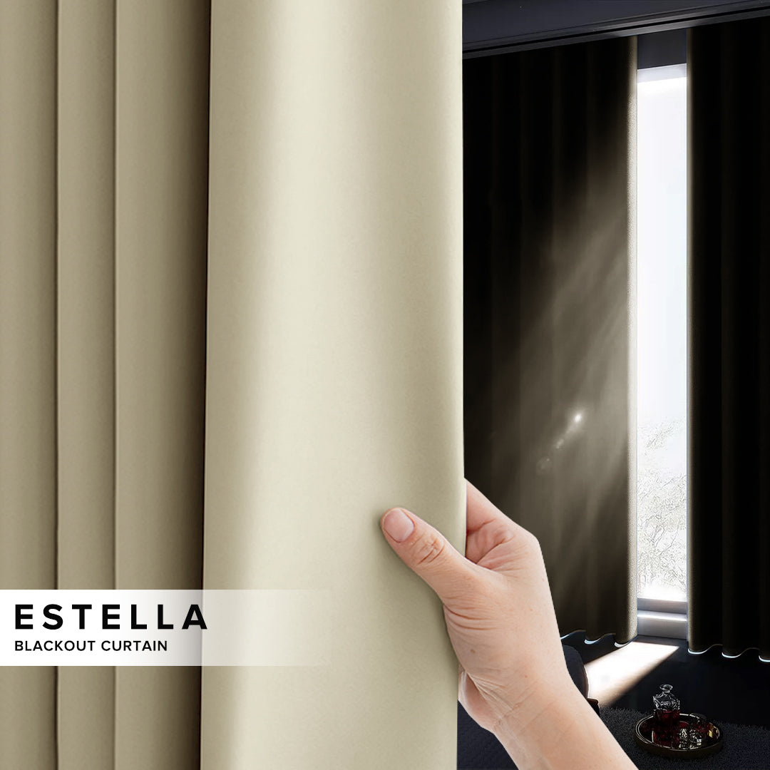 Estella Langsir 90 - 99% Blackout Siap Jahit (Page 1)