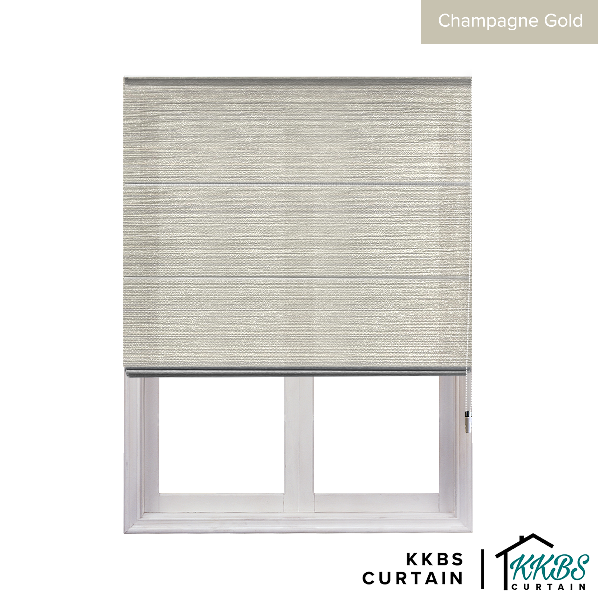 Tirai Rom Separa Blackout Luciano Halaman Dibuat Tersuai 2 