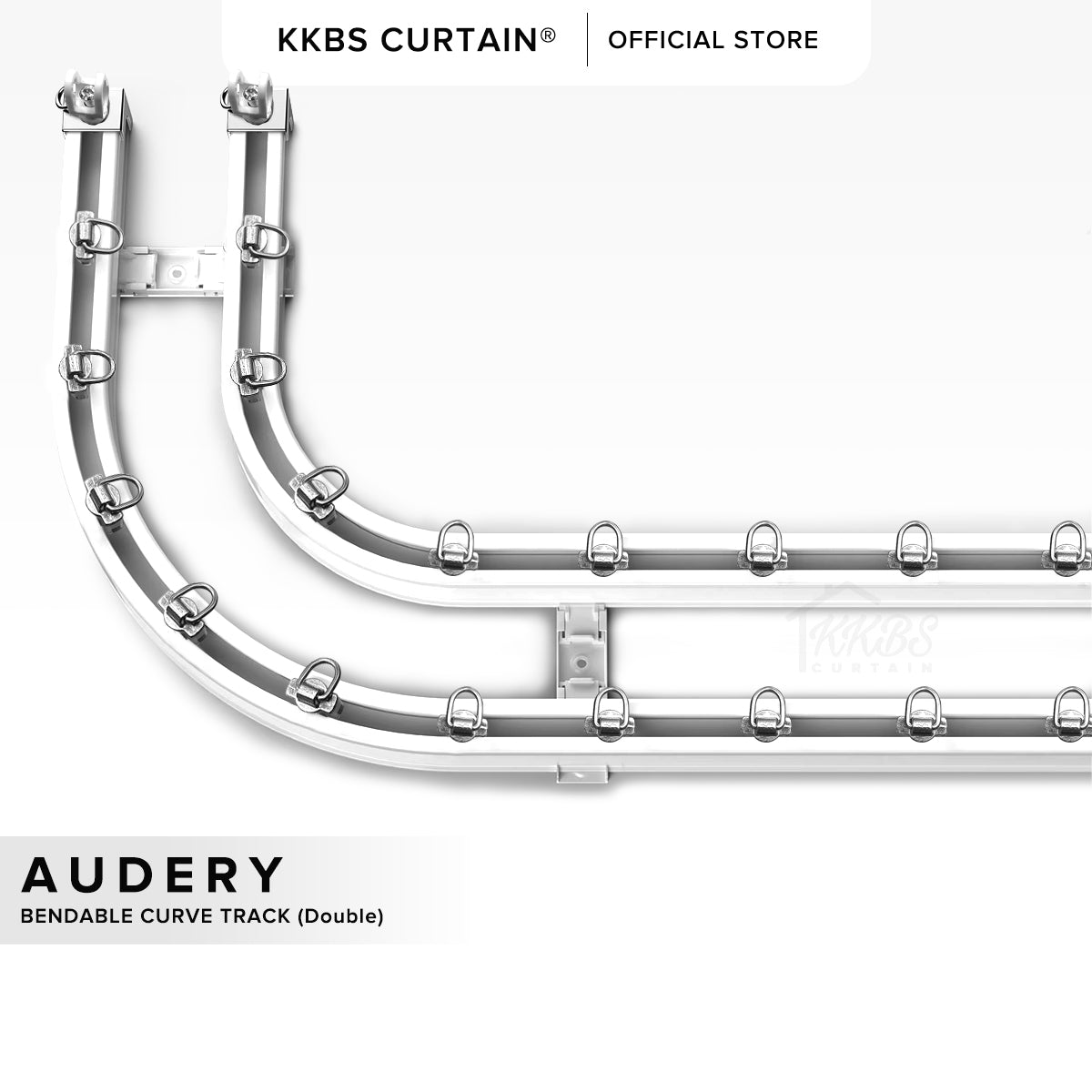 Audery Bendable Curve Curtain Track