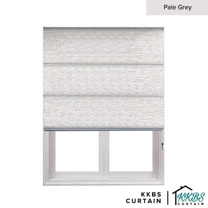 Carminho 100% Blackout Roman Blinds Dibuat Tersuai 