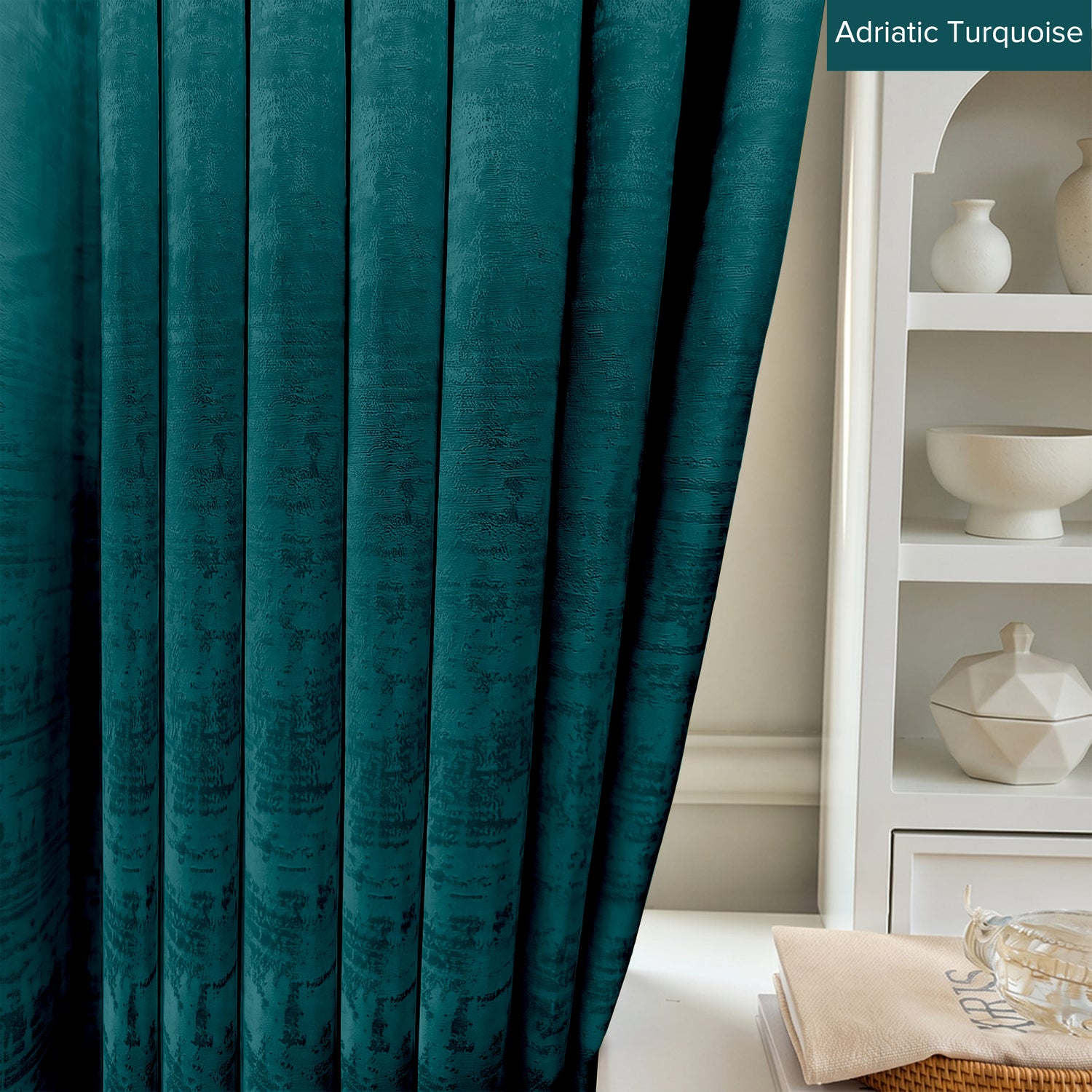 Jorica 85-95% Blackout Curtain Ready Made Extra Width