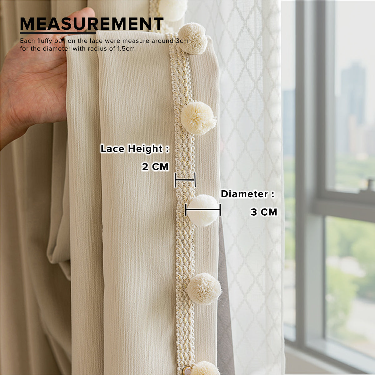 Dorcas Curtain Laces Cut by Metre